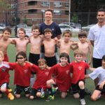 Alex Muyl, former MSCKicker and now New York Red Bulls, visiting a warm Spring practice