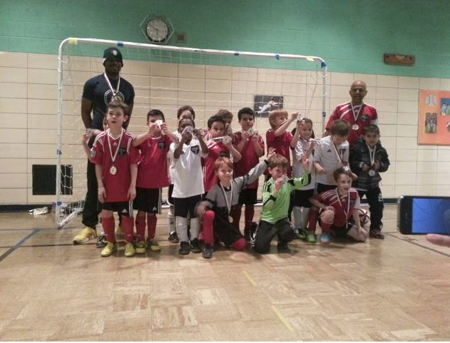 Our two U8 teams faced each other in the Finals of the 2013 New York Futsal League