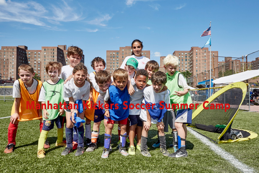 New York Soccer Summer Camp kids
